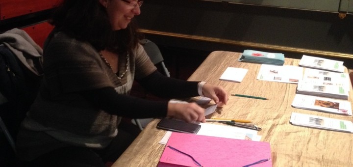 Aline Béhar à la table d'ERTA-France